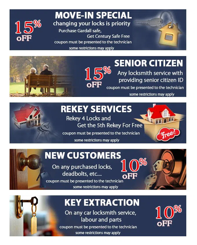 Locksmith Master Shop Wallington, NJ 973-864-3116 - coupon21-set-five